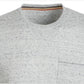 Camiseta masculina Sun + Stone Blair com gola contrastante e costura, tamanho X-G