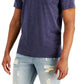 Camiseta masculina Dylan Contrast Chain Stitch Sun + Stone, tamanho médio, azul marinho