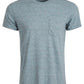 Camiseta masculina Sun + Stone Devin Contrast Chain Stitch, tamanho grande, azul marinho