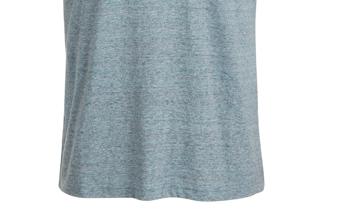 Camiseta masculina Sun + Stone Devin Contrast Chain Stitch, tamanho grande, azul marinho