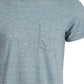 Camiseta masculina Sun + Stone Devin Contrast Chain Stitch, azul marinho, tamanho médio