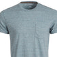 Camiseta masculina Sun + Stone Devin Contrast Chain Stitch, azul marinho, tamanho médio