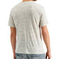 Camiseta masculina Dylan Contrast Chain Stitch, tamanho P, branca, Sun + Stone