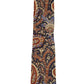 Gravata masculina Tasso Elba Rocco Paisley azul marinho tamanho regular