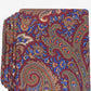 Gravata Tasso Elba Rocco Paisley Masculina Vermelha Tamanho Regular