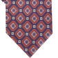 Gravata masculina Tasso Elba Sergio Medallion tamanho azul marinho regular
