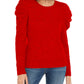 Suéter feminino com manga bufante INC International Concepts, vermelho, tamanho 2, extra grande