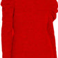 Suéter feminino com manga bufante INC International Concepts, vermelho, tamanho pequeno