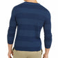 Suéter Tasso Elba Rugby Boucle Masculino Azul Tamanho 2 X-G