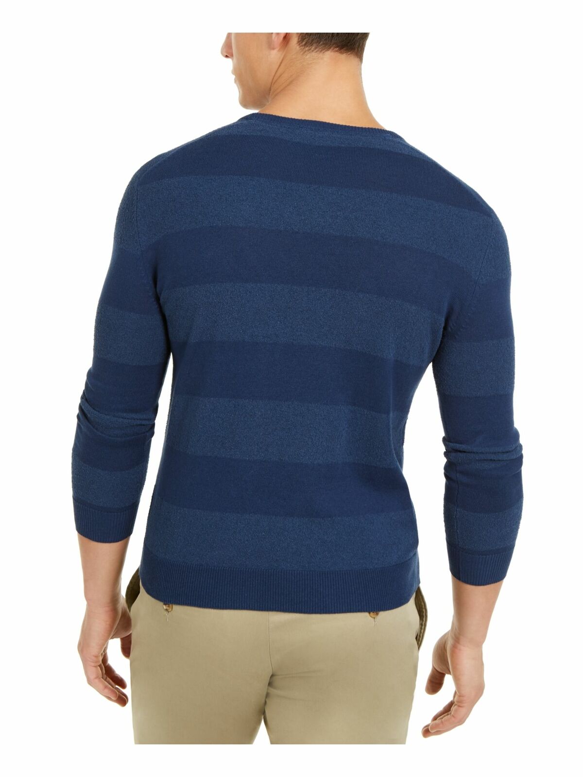 Suéter Tasso Elba Rugby Boucle Masculino Azul Tamanho 2 X-G