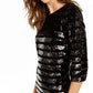 Vestido tubinho com lantejoulas feminino INC International Concepts, preto, tamanho grande