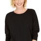 Moletom feminino salpicado Style &amp; Co, preto, tamanho grande
