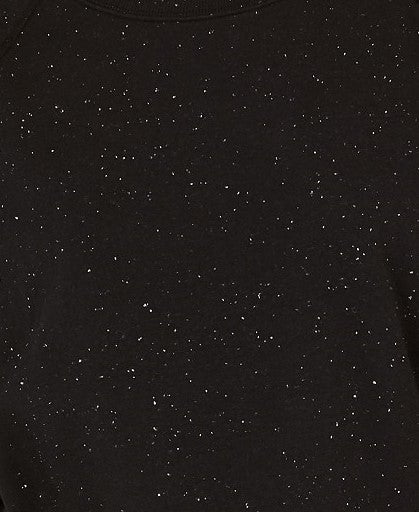 Moletom feminino salpicado Style &amp; Co, preto, tamanho grande