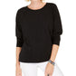 Moletom feminino salpicado Style &amp; Co, preto, tamanho médio
