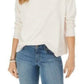 Moletom feminino salpicado Style &amp; Co, branco, tamanho médio
