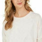 Moletom feminino salpicado estilo &amp; co, branco, tamanho extra grande