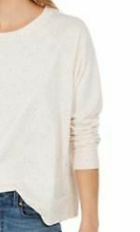 Moletom feminino salpicado estilo &amp; co, branco, tamanho extra grande