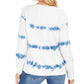 Moletom feminino tie-dye estilo &amp; co azul tamanho pequeno