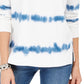 Moletom feminino tie-dye estilo &amp; co, branco, tamanho grande
