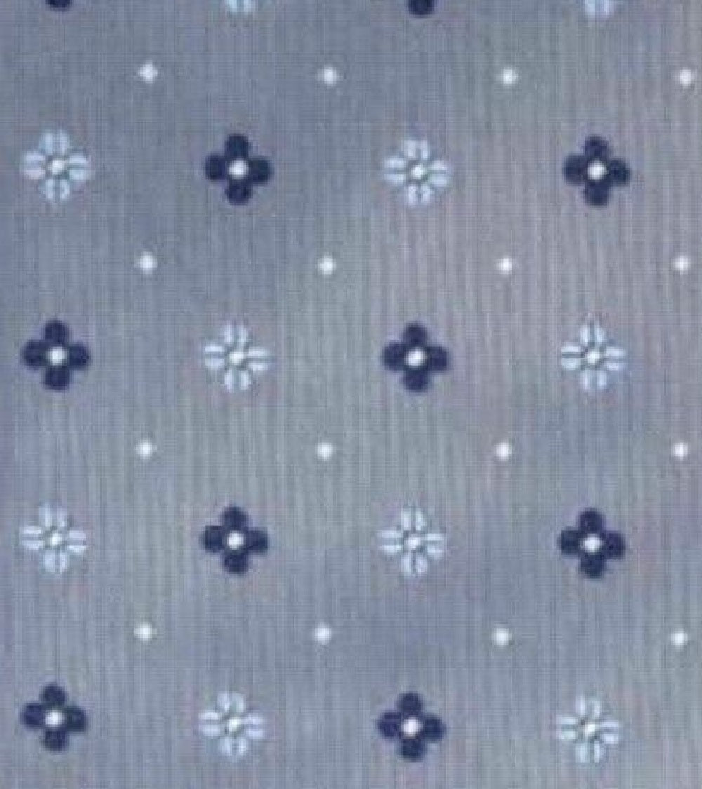 Gravata Club Room Masculina Classic Neat Cinza Tamanho Regular