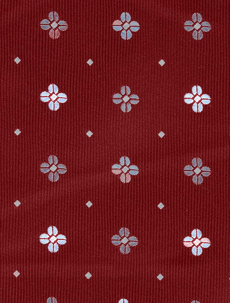 Gravata Club Room Masculina Classic Neat Vermelha Tamanho Regular