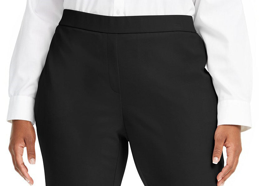 Calça social plus size Alfani feminina preta tamanho XXX-G
