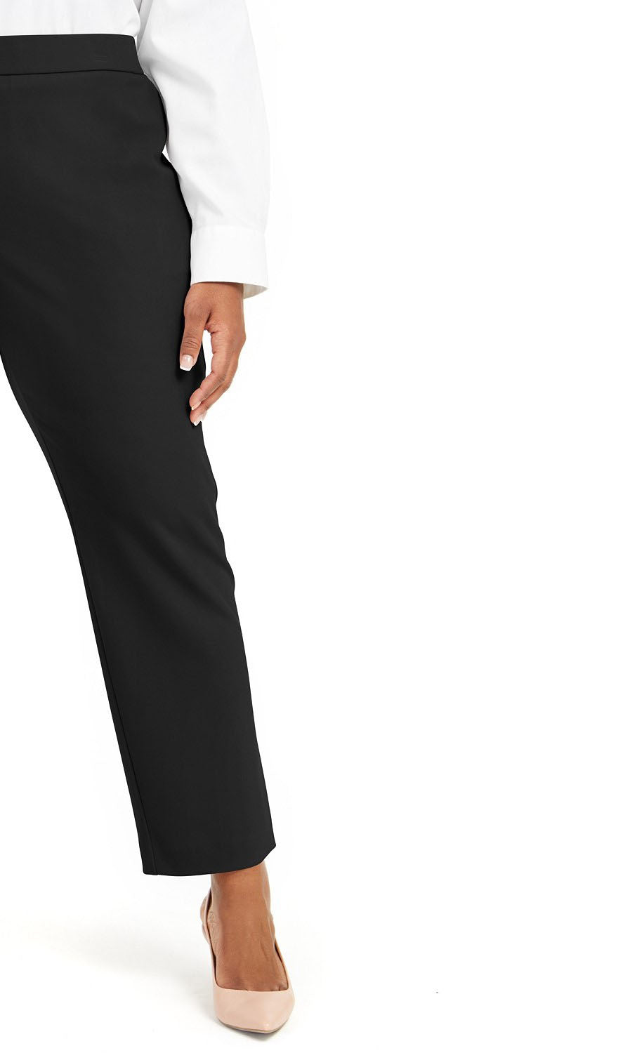 Calça social plus size Alfani feminina preta tamanho XXX-G