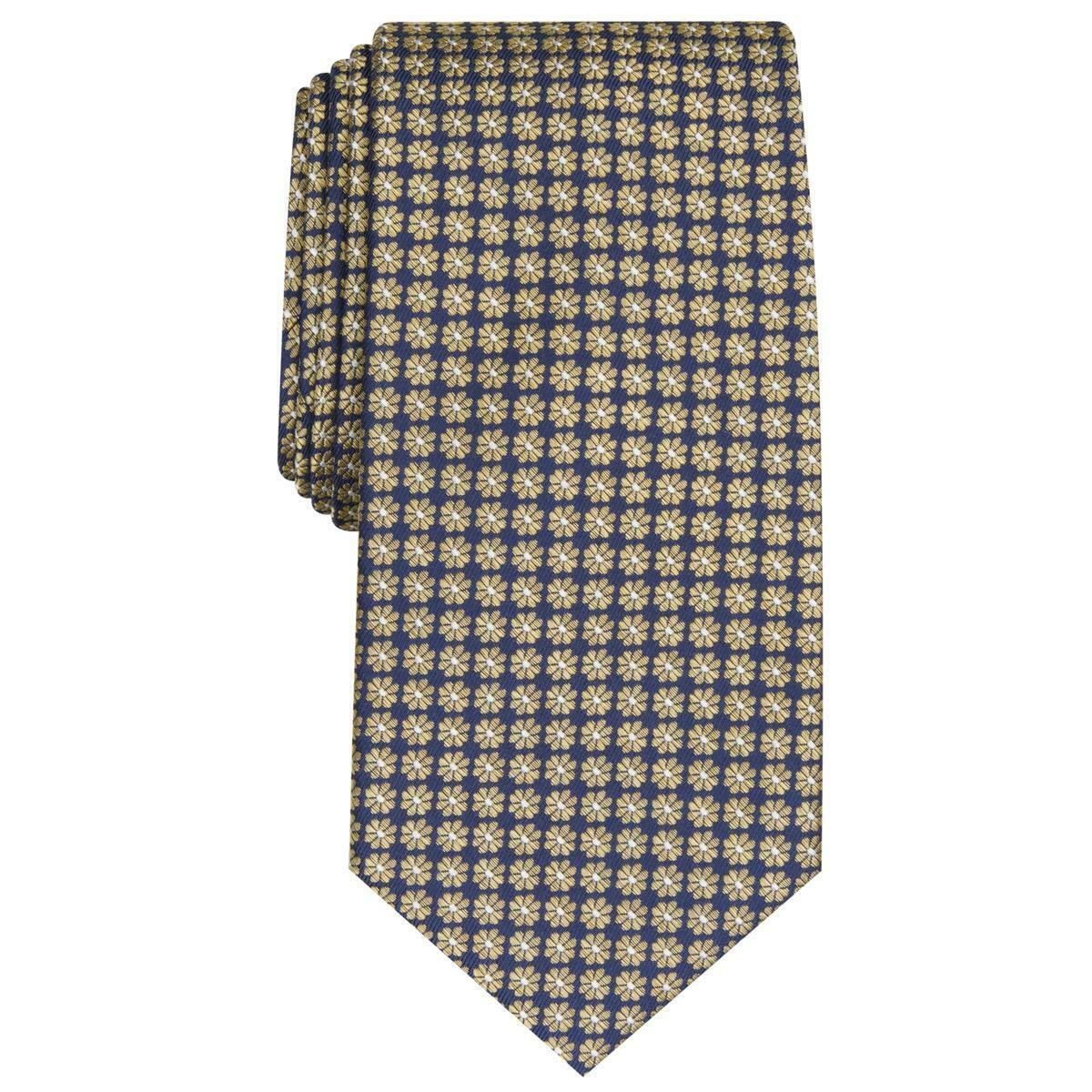 Gravata Tulip Neat Masculina Club Room Amarela Tamanho Regular