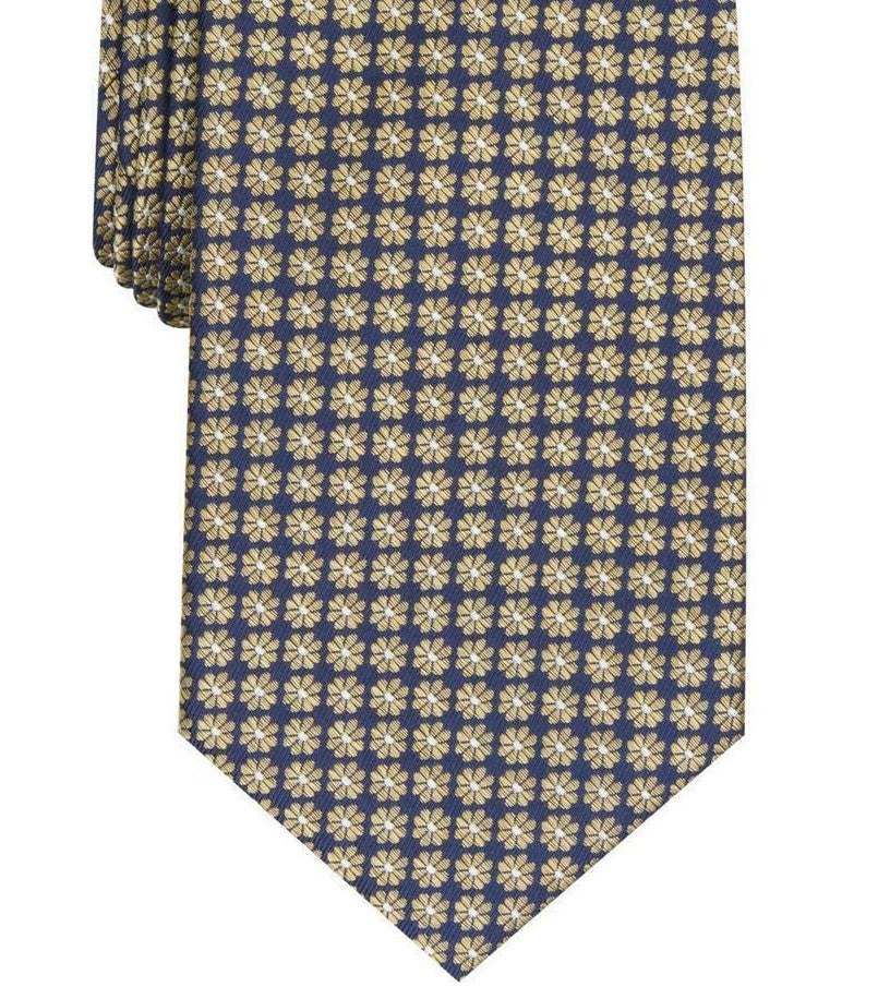 Gravata Tulip Neat Masculina Club Room Amarela Tamanho Regular