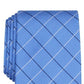Gravata Classic Grid Masculina Club Room Azul Marinho Tamanho Regular