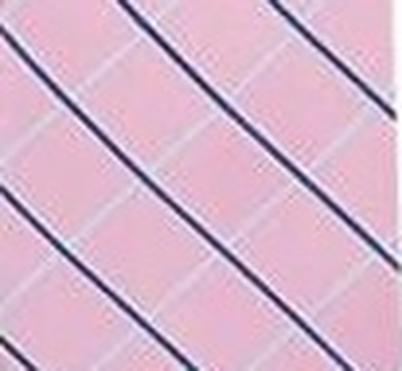 Gravata Club Room Classic Grid Masculina Rosa Tamanho Regular