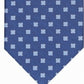 Gravata clássica floral elegante masculina Club Room, azul marinho, tamanho regular