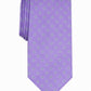 Gravata clássica floral elegante masculina Club Room, roxa, tamanho regular