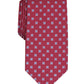 Gravata clássica floral elegante masculina Club Room vermelha tamanho regular