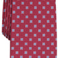 Gravata clássica floral elegante masculina Club Room vermelha tamanho regular