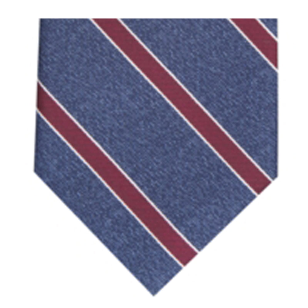 Gravata listrada clássica masculina Club Room vermelha tamanho regular