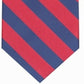 Gravata listrada clássica Rover masculina Club Room vermelha tamanho regular