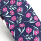 Gravata Floral Skinny Horizon Masculina Bar III Azul Tamanho Único