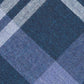 Gravata xadrez skinny masculina Bar III Shilling, tamanho azul marinho, regular