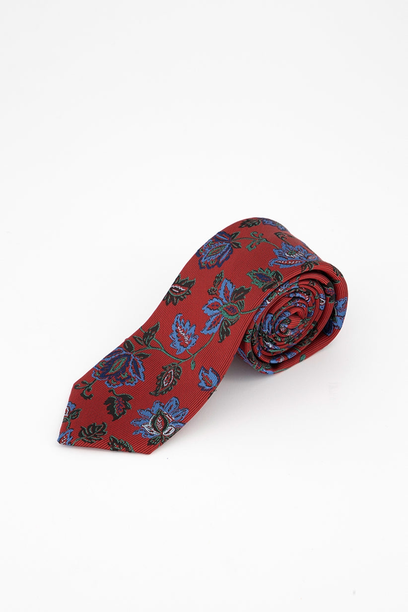 Gravata floral masculina Bar III Heron vermelha tamanho único