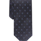 Gravata Alfani Slim Neat Masculina Azul Marinho Tamanho Regular