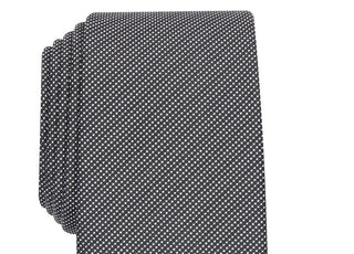 Gravata Alfani Slim Mini-Dot Masculina Azul Marinho Tamanho Regular