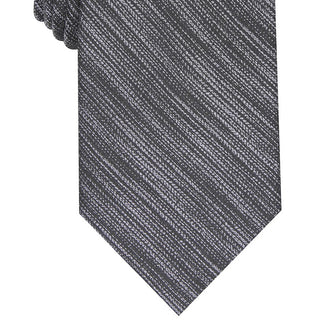 Gravata Alfani Slim Stripe Masculina Cinza Tamanho Regular