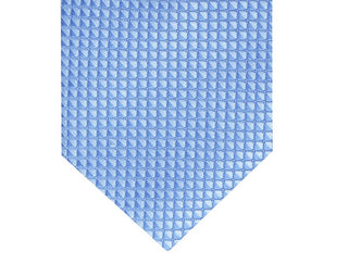 Gravata Alfani Slim Neat Masculina Azul Tamanho Regular