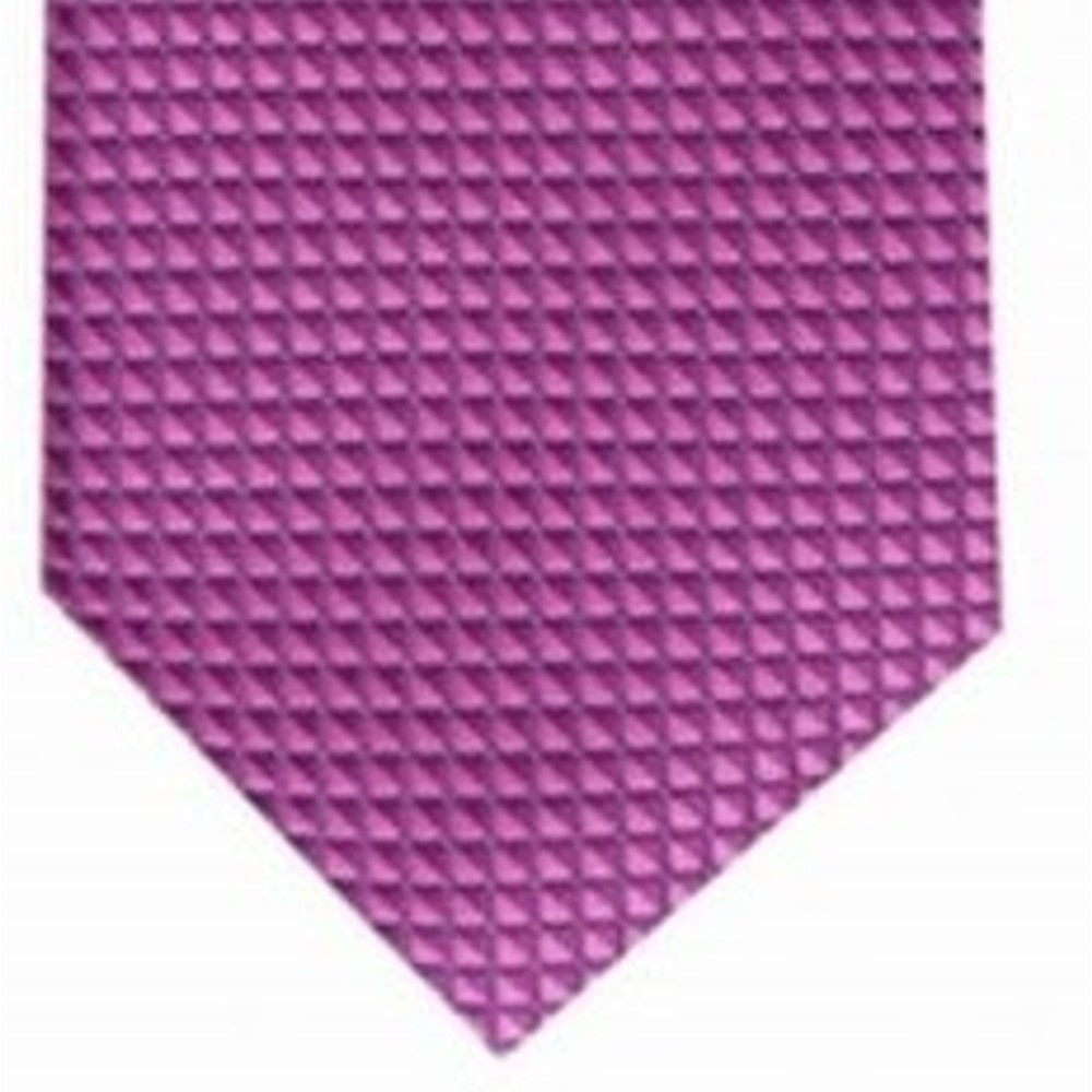 Gravata Alfani Slim Neat Masculina Rosa Tamanho Regular