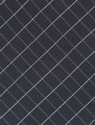 Gravata Alfani Slim Grid Masculina Preta Tamanho Único
