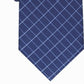 Gravata Alfani Slim Grid Masculina Azul Marinho Tamanho Regular