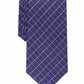 Gravata Alfani Slim Grid Masculina Roxa Tamanho Único