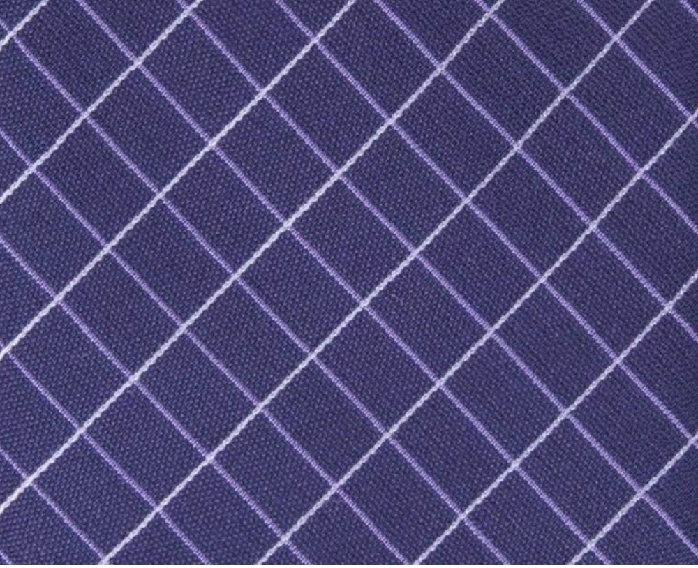 Gravata Alfani Slim Grid Masculina Roxa Tamanho Único