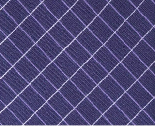 Gravata Alfani Slim Grid Masculina Roxa Tamanho Único